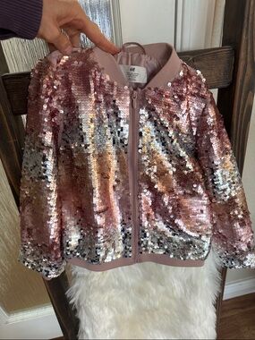 New. Sequin jacket H&M